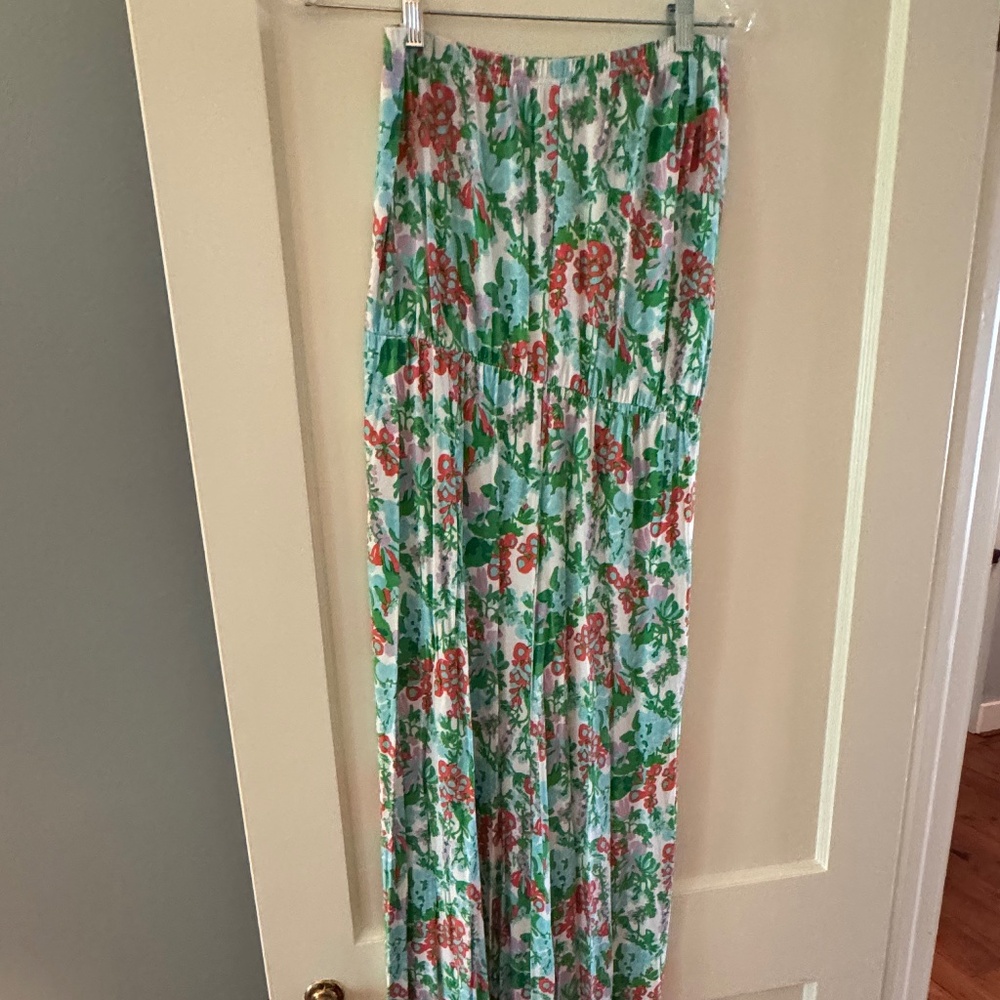 Lilly Pulitzer Strapless Maxi Dress